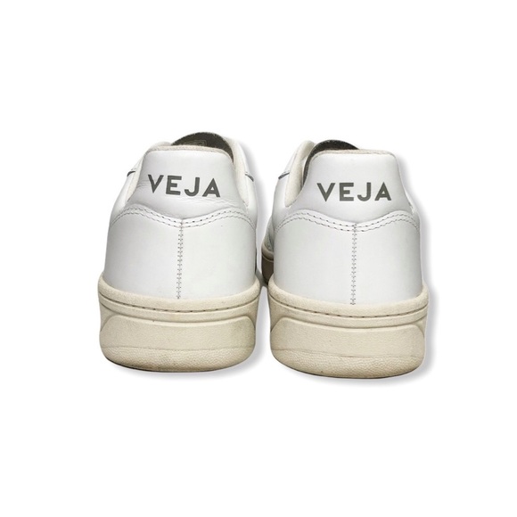 Veja Women’s V-10 Sneakers Trainers Leather White size 9 - Picture 4 of 9